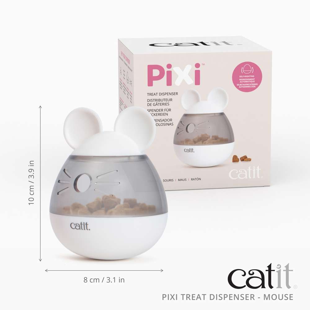 Catit PIXI Treat Dispenser Toy – Mouse