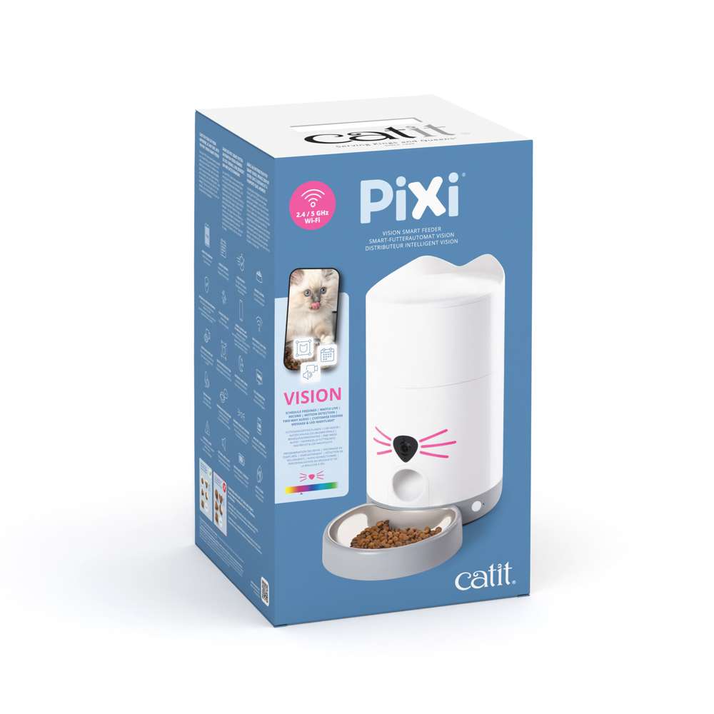Catit PIXI Vision Smart Dry Food Feeder with Camera