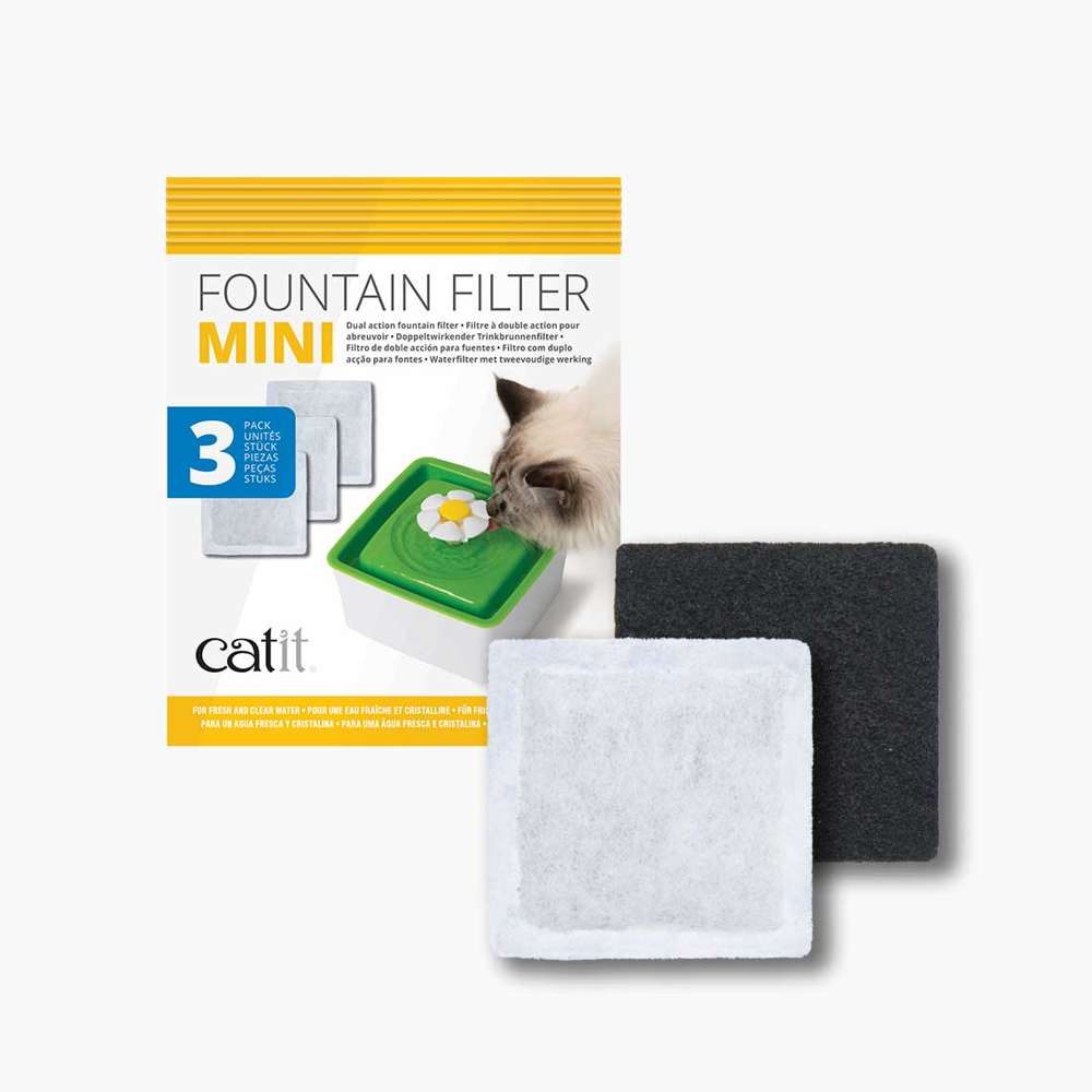 Catit Mini Fountain Replacement Filters – 3 Pack