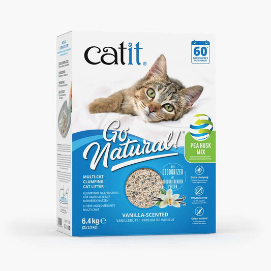Catit Go Natural Vanilla Scented MultiCat Clumping Cat Litter