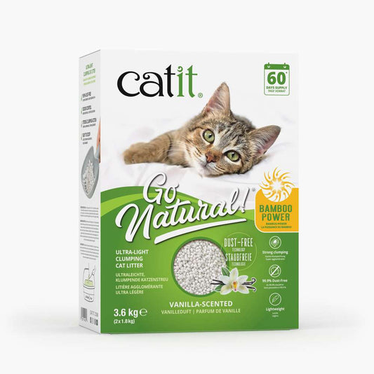 Catit Go Natural Vanilla Scented Ultra Light Clumping Cat Litter