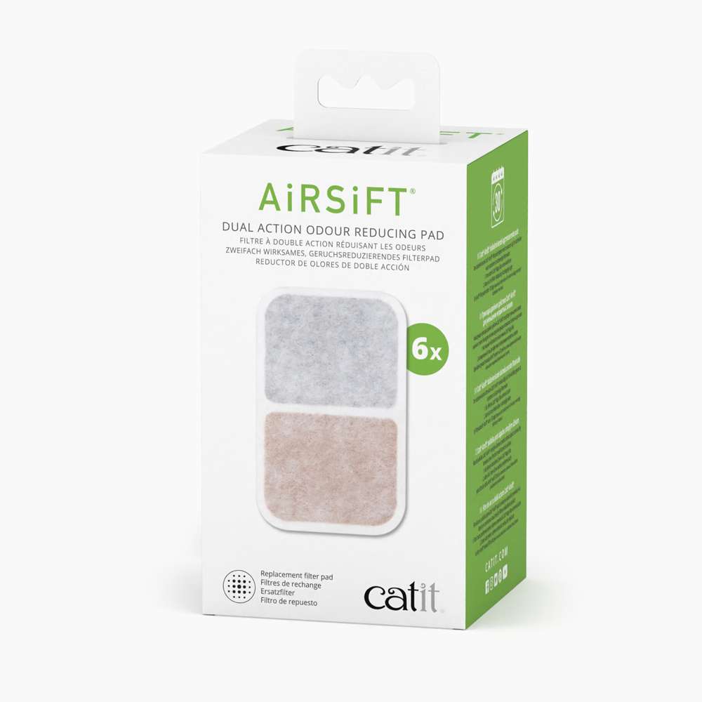 Catit Airsift Dual Action Odour Reducing Pads