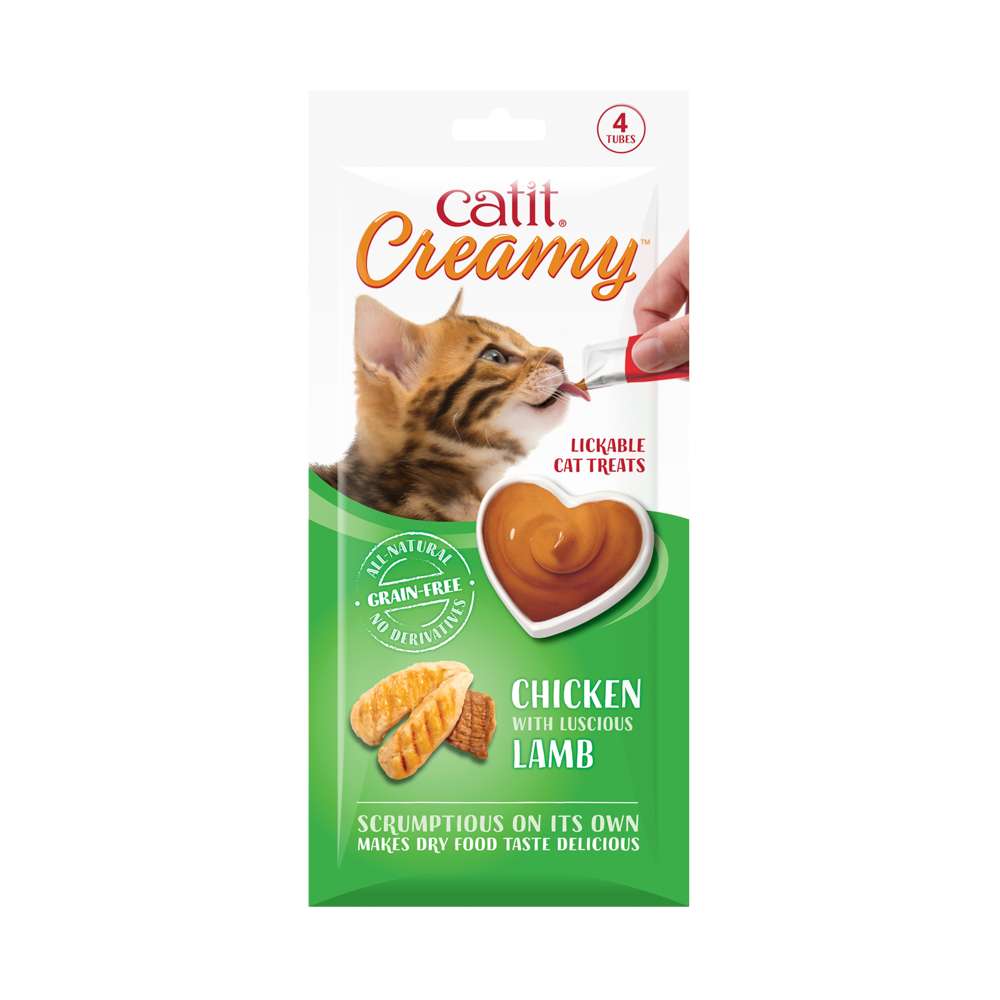 Catit Creamy Cat Treats 4 Pack