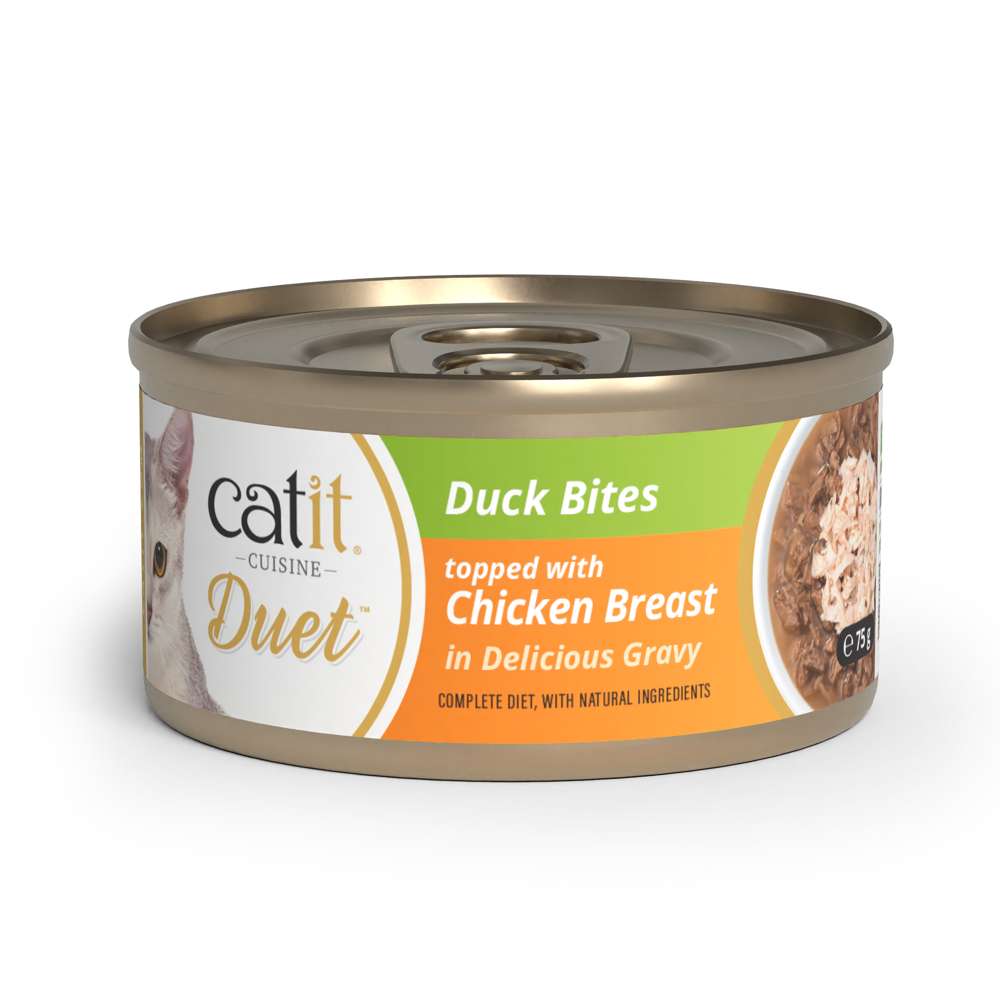 Catit Cuisine Duet – Meaty Bites with Toppings in Gravy