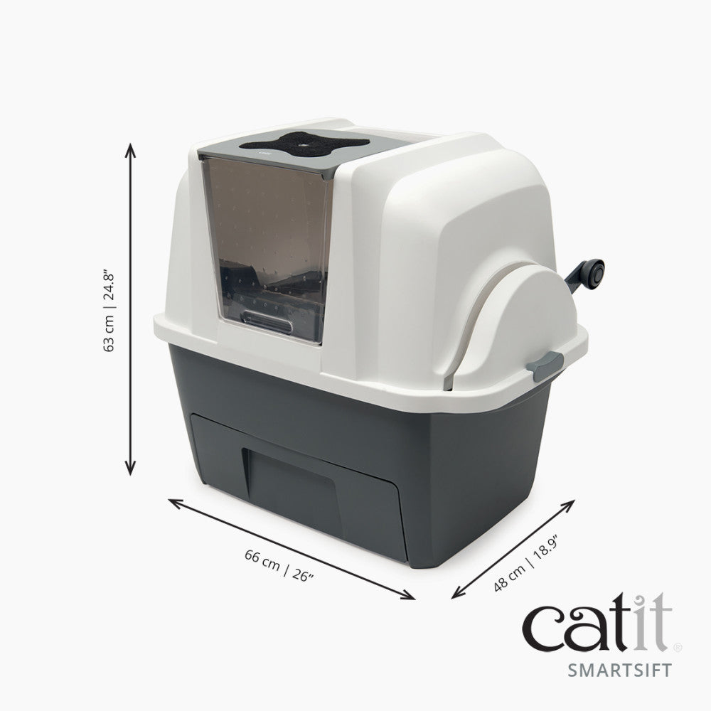Catit Smartsift Litter Box with Airsift Filter System