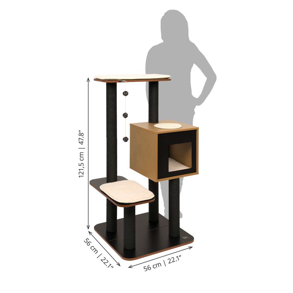 Catit Vesper High Base Black