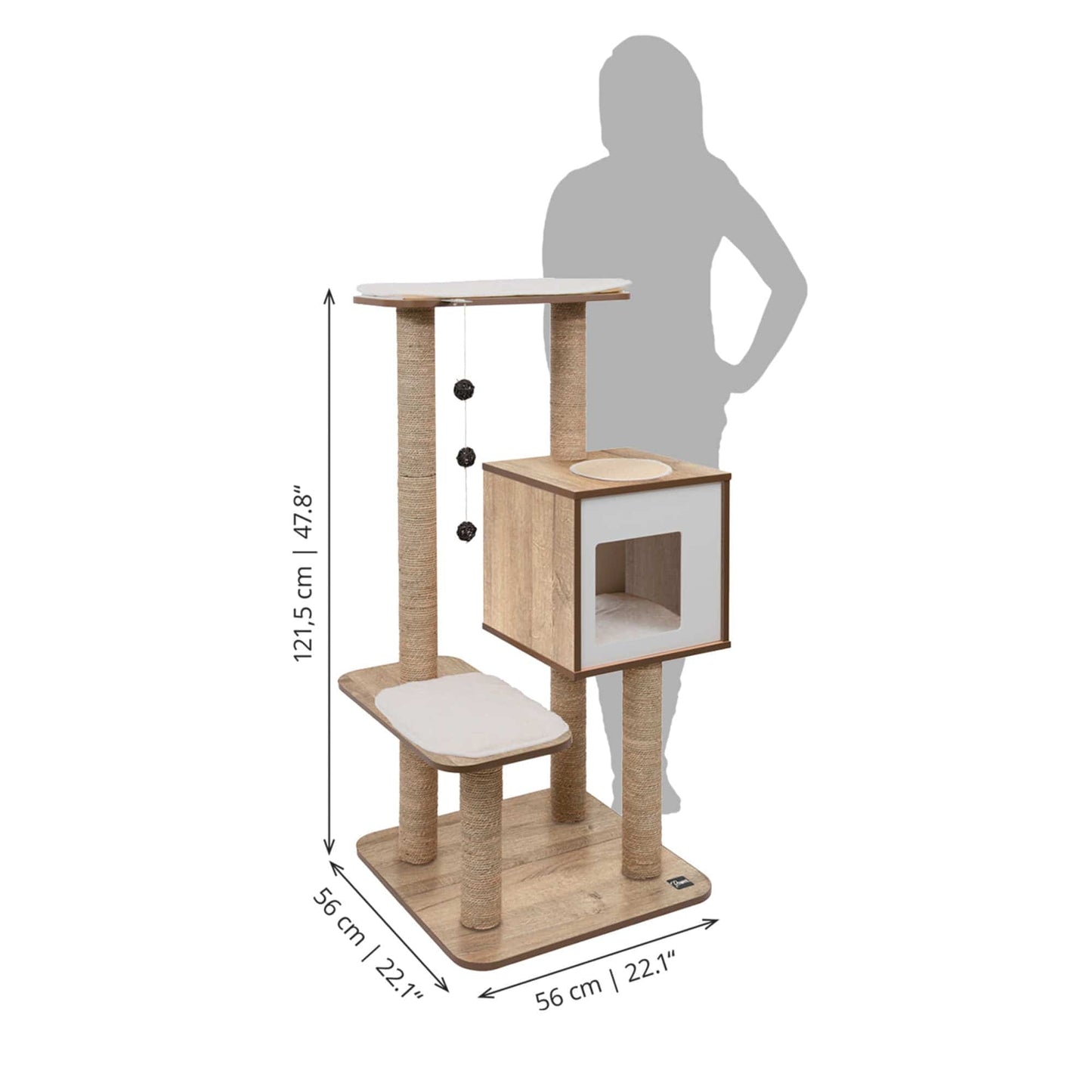 Vesper High Base – Oak