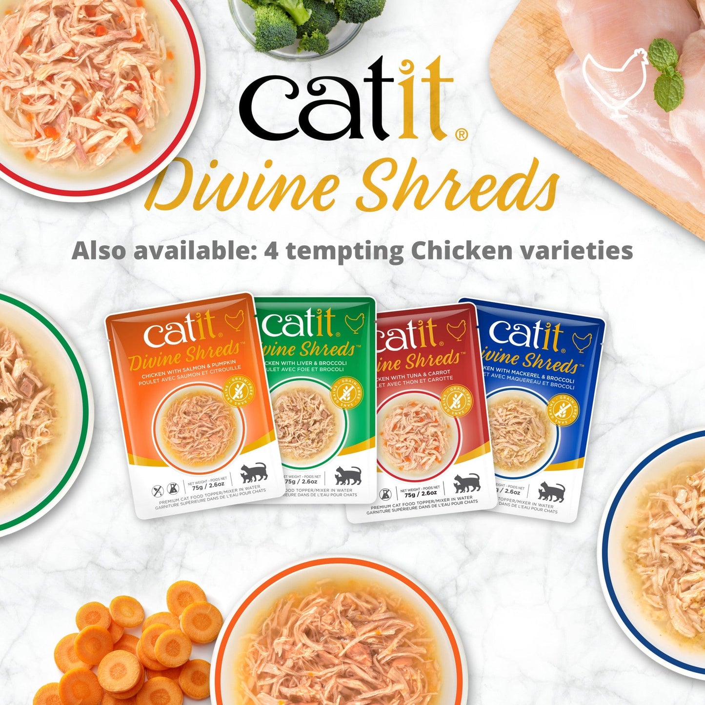Catit Divine Shreds - Fish