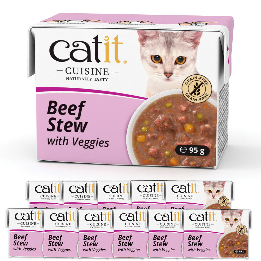 Catit Cuisine Beef Stew with Veggies 12 Pack