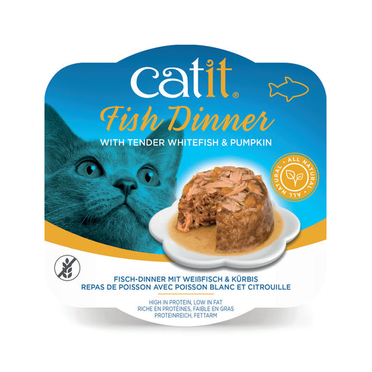 Catit Fish Dinner with Whitefish & Pumpkin