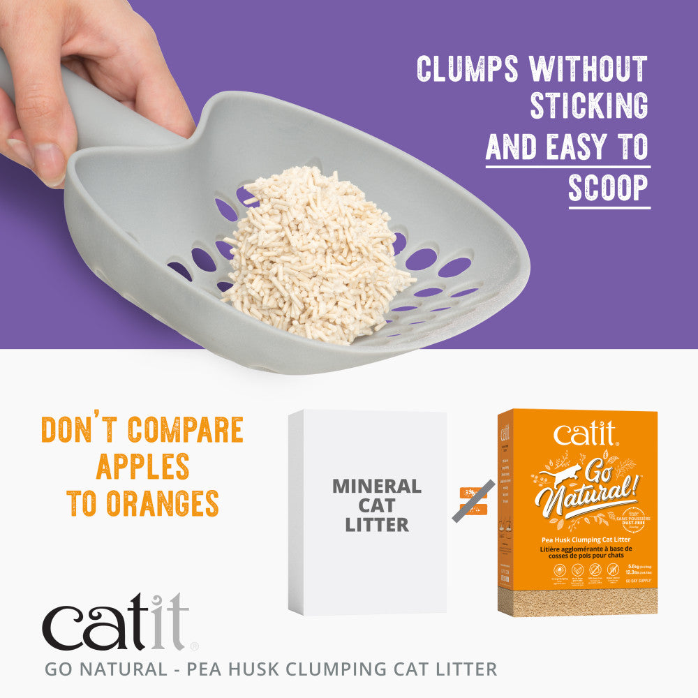 Catit Go Natural Pea Husk Clumping Cat Litter