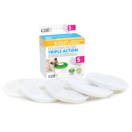 Catit Triple Action Filter - 5 Pack