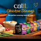 Catit Chicken Dinner with Salmon & Carrot 6 Pack