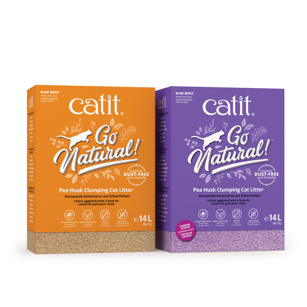 Catit Go Natural Pea Husk Clumping Cat Litter