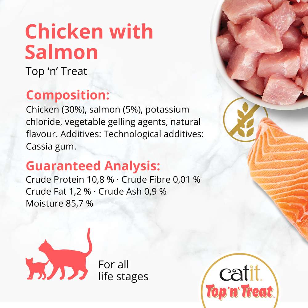 Catit Chicken Top 'n' Treat 8 Pack (24x60g)