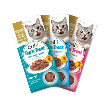 Catit Tuna Top 'n' Treat 8 Pack (24x60g)