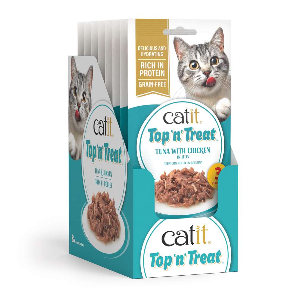 Catit Tuna Top 'n' Treat 8 Pack (24x60g)