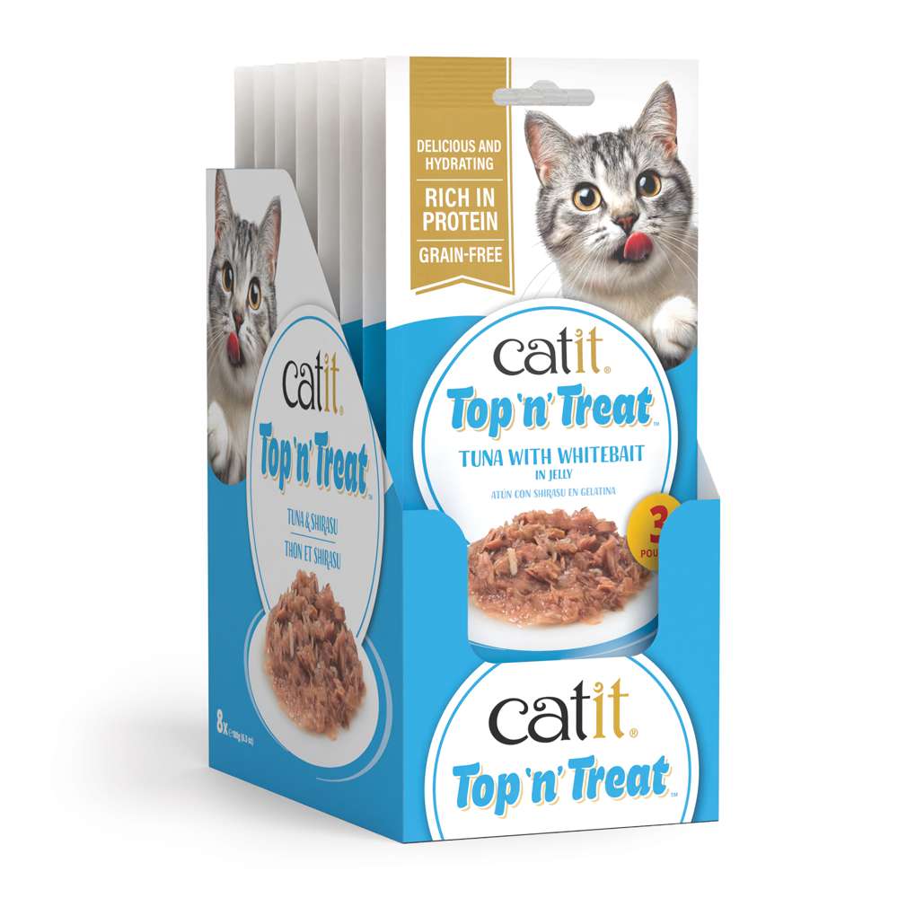 Catit Tuna Top 'n' Treat 8 Pack (24x60g)