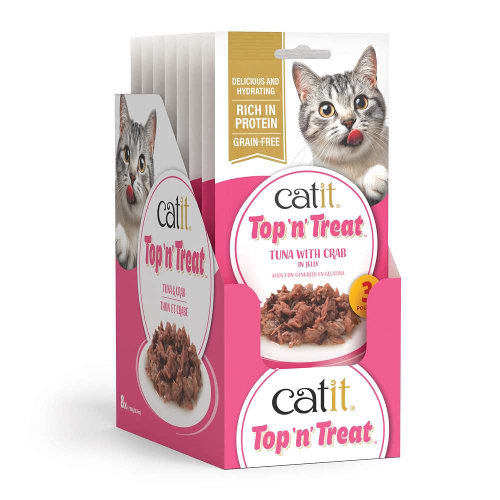 Catit Tuna Top 'n' Treat 8 Pack (24x60g)