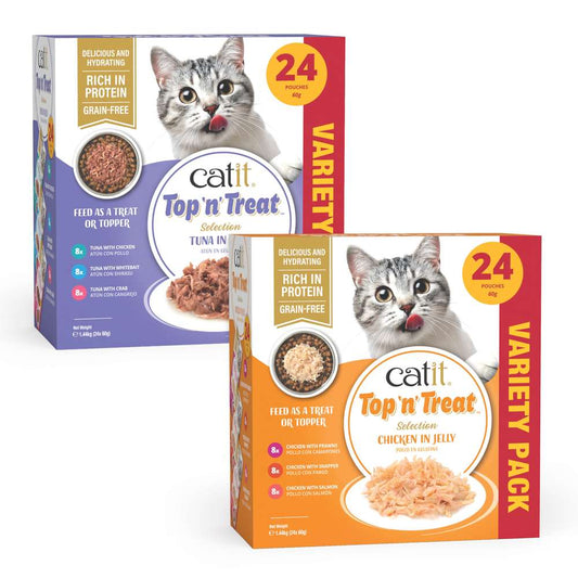 Catit Top 'n' Treat Variety Pack (24x60g)