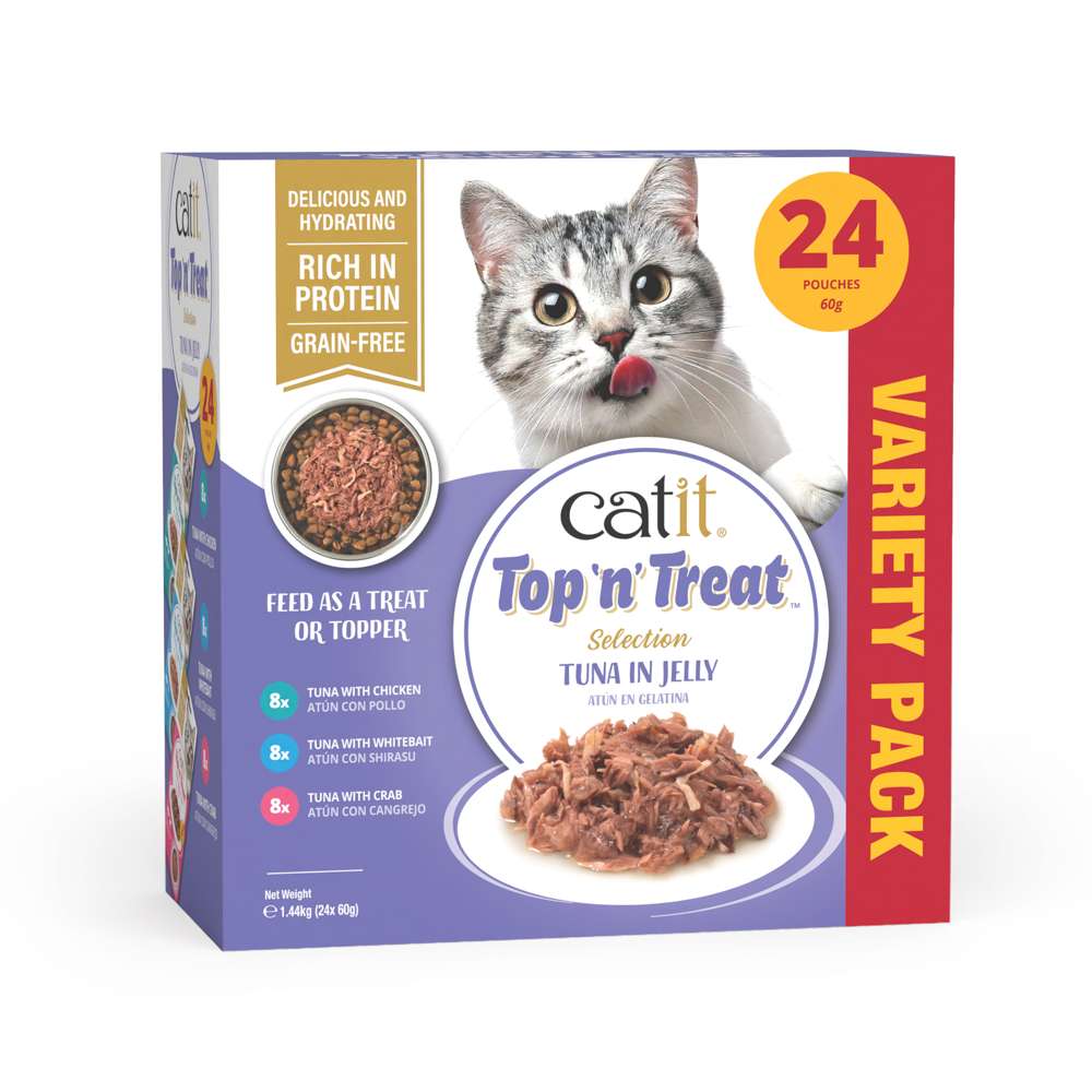 Catit Top 'n' Treat Variety Pack (24x60g)