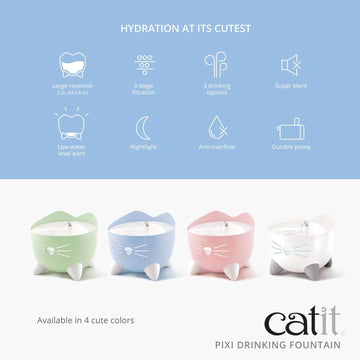 Catit PIXI Drinking Water Fountain Cat Fountain Catit UK