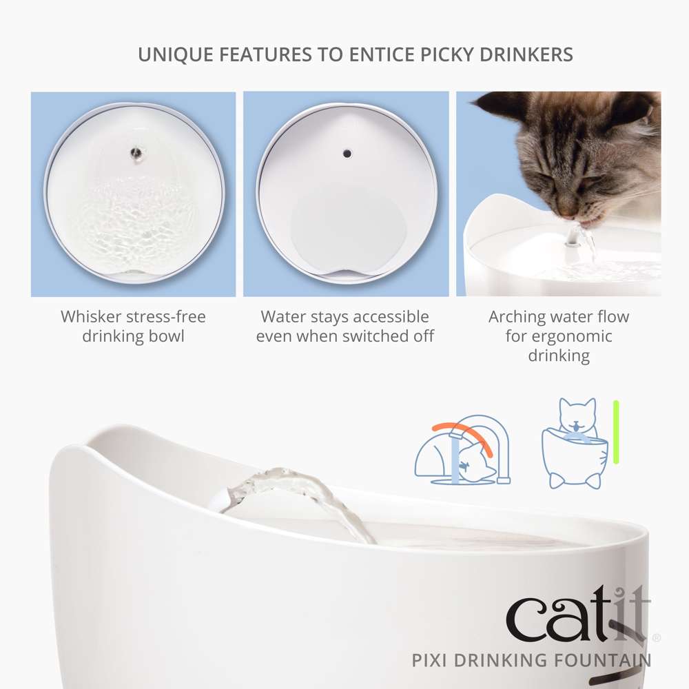 Catit PIXI Fountain 4 Colour Options