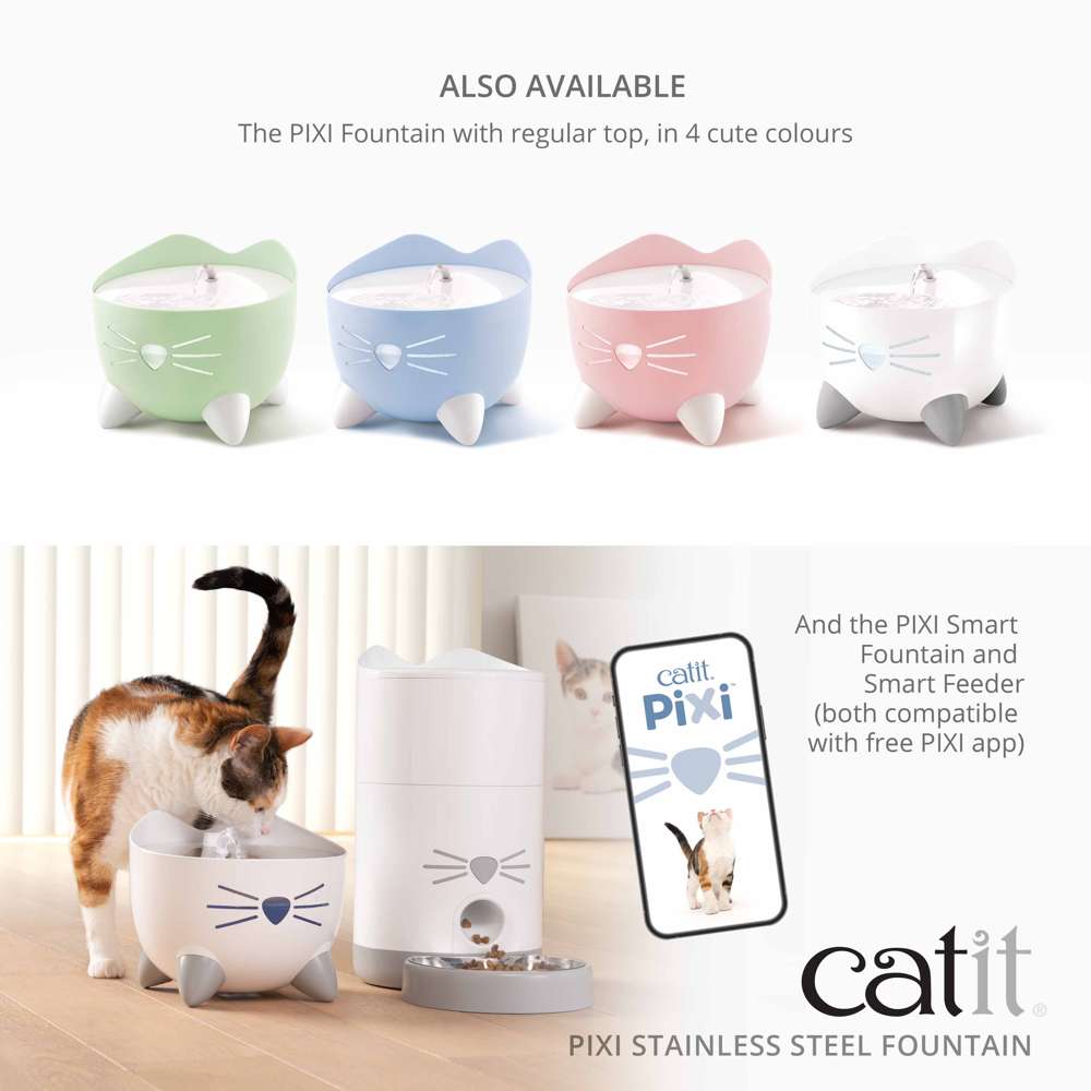 Catit PIXI Stainless Steel Fountain