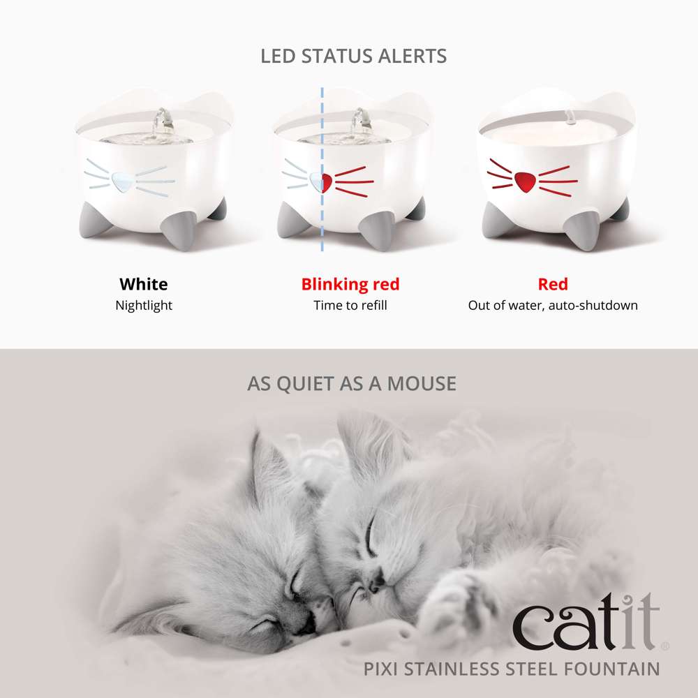 Catit PIXI Stainless Steel Fountain