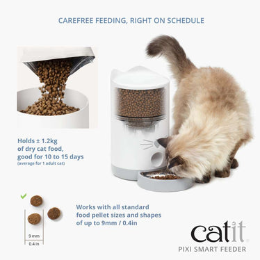 Catit PIXI Smart Dry Food Feeder | Automatic Cat Feeder | Catit UK