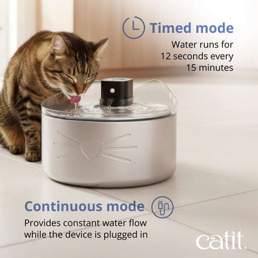 Catit PIXI Cordless XL Stainless Steel Water Drinking Fountain