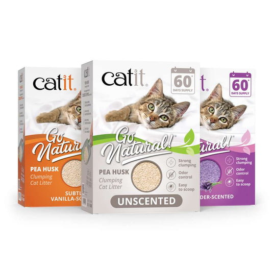 Catit Go Natural Pea Husk Clumping Cat Litter