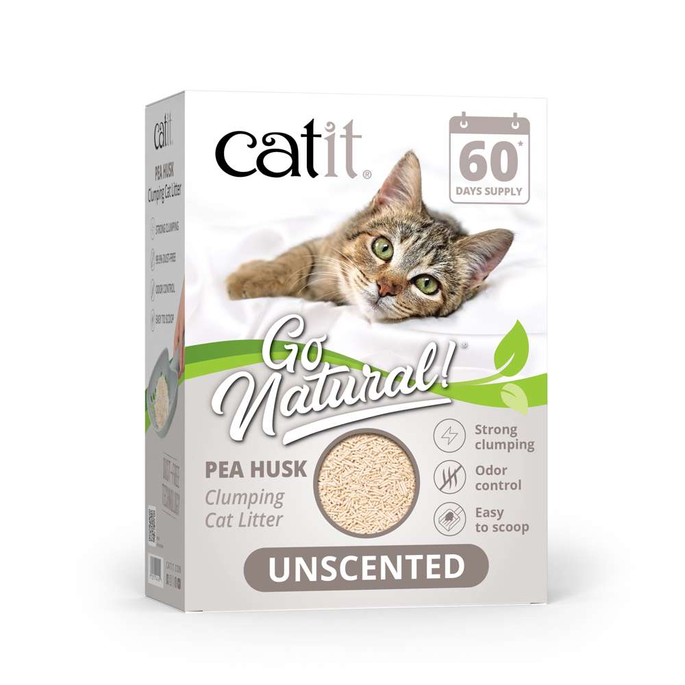 Catit Go Natural Pea Husk Clumping Cat Litter