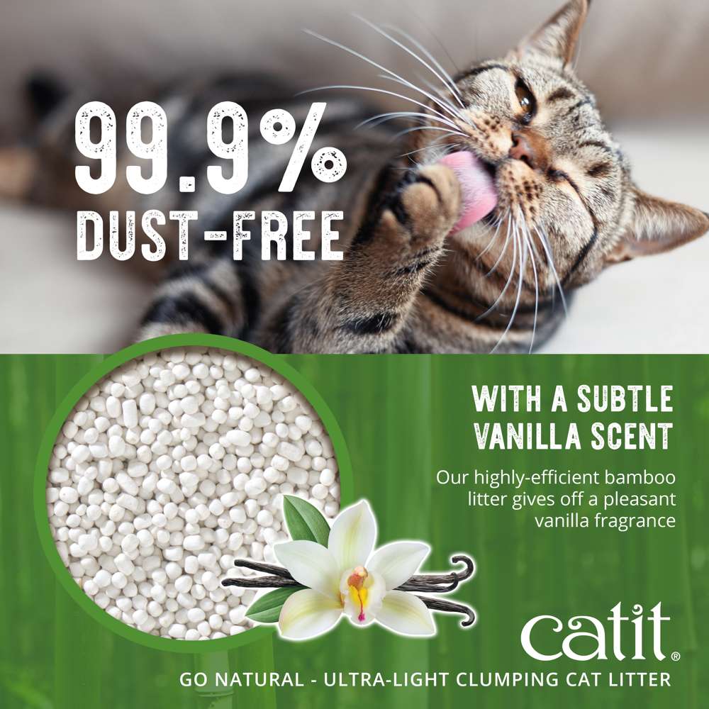 Catit Go Natural Vanilla Scented Ultra Light Clumping Cat Litter