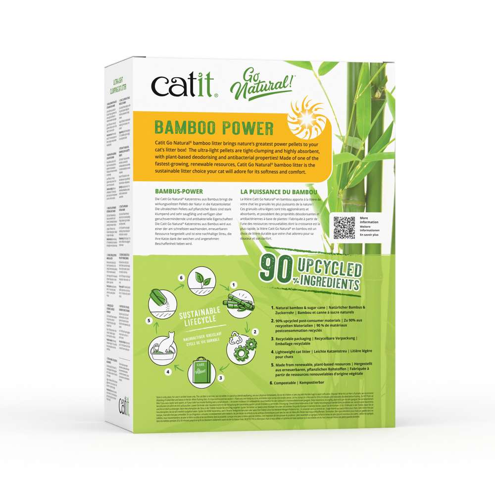 Catit Go Natural Vanilla Scented Ultra Light Clumping Cat Litter