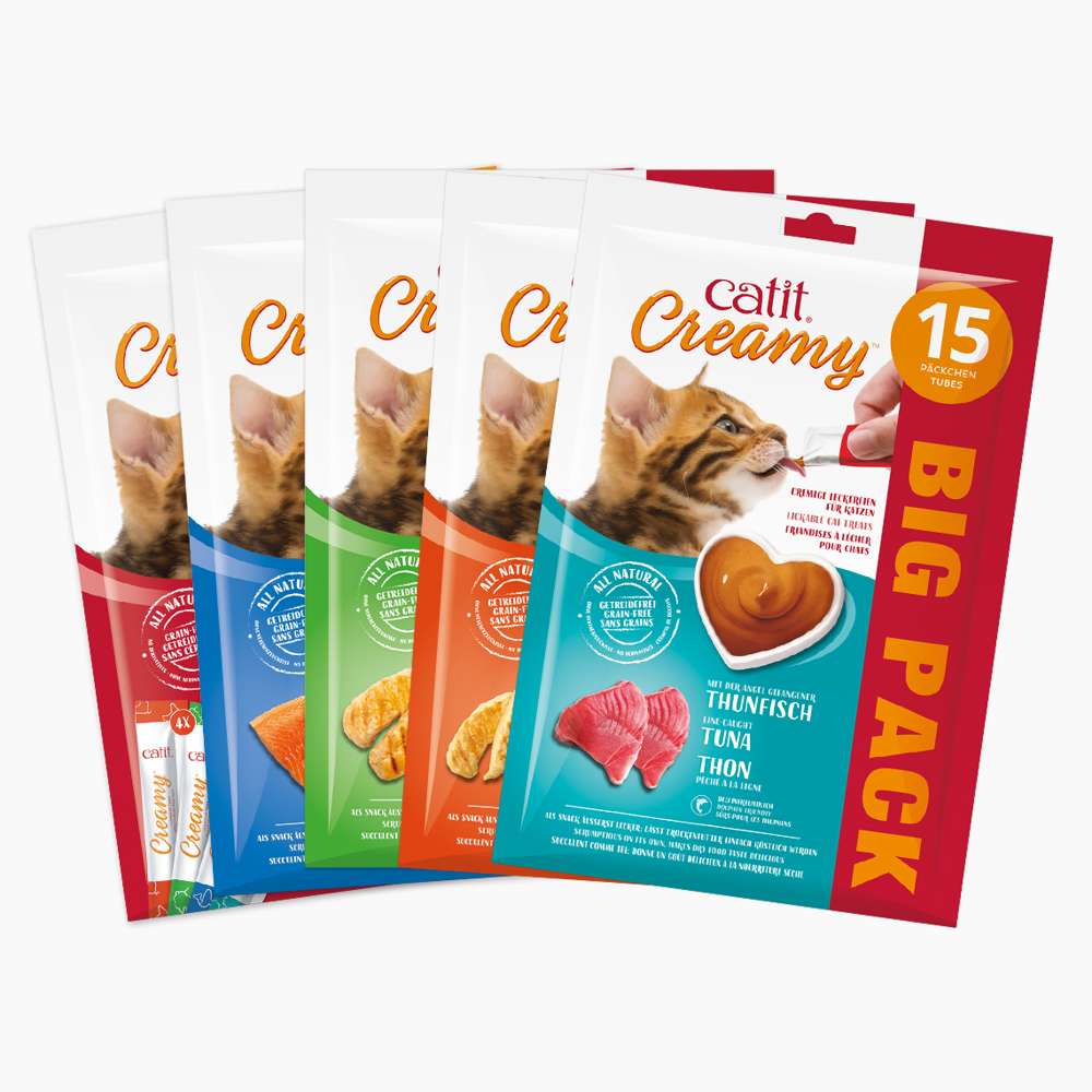 Catit Creamy Cat Treats 15 Pack
