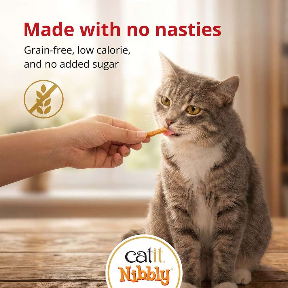 Catit Nibbly Wraps – Chicken & Anchovy Cat Treats