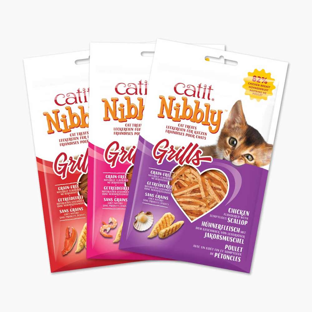 Catit Nibbly Grills – Soft Savoury Cat Treats