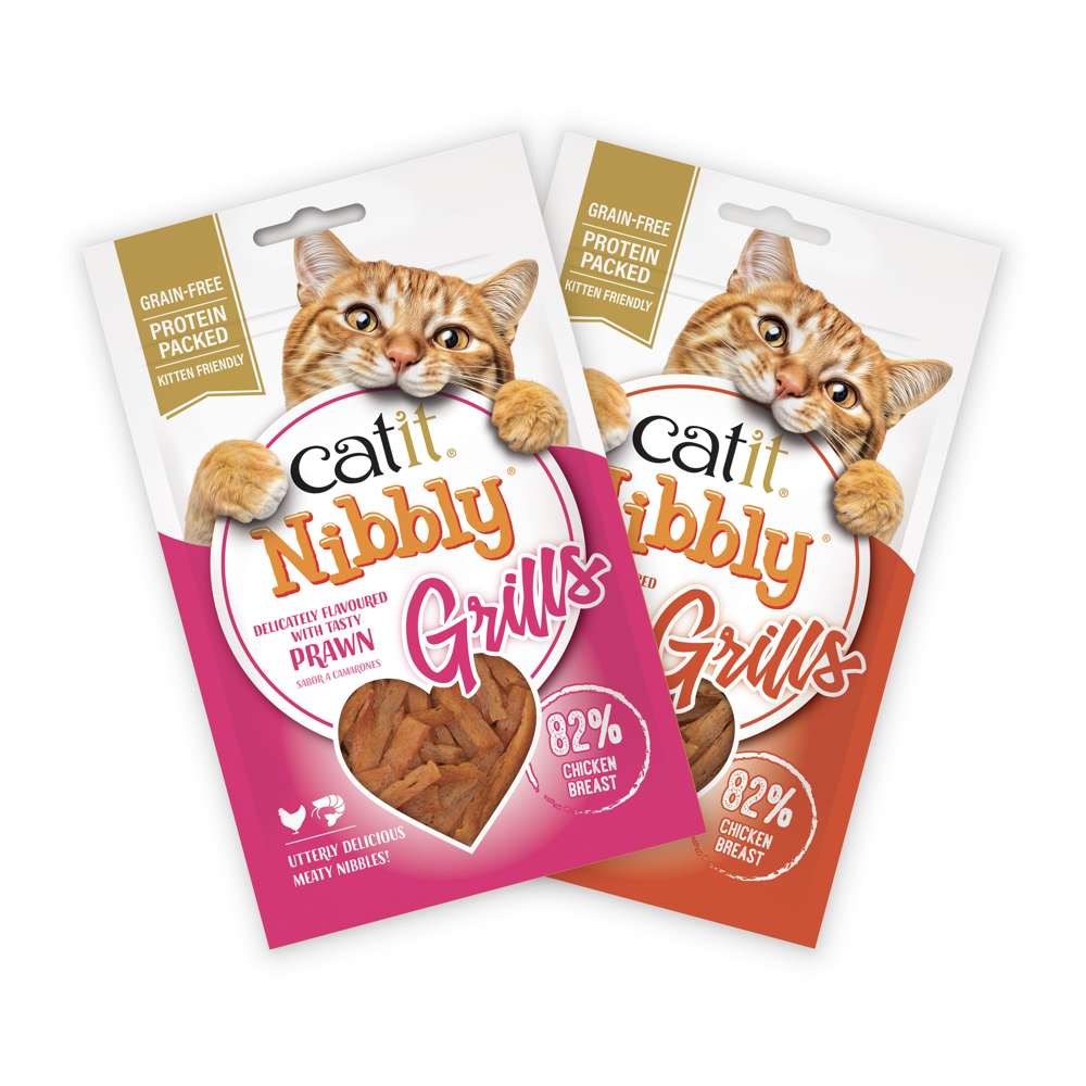 Catit Nibbly Grills – Soft Savoury Cat Treats