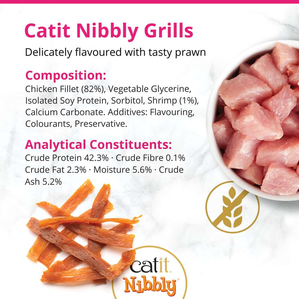 Catit Nibbly Grills – Soft Savoury Cat Treats