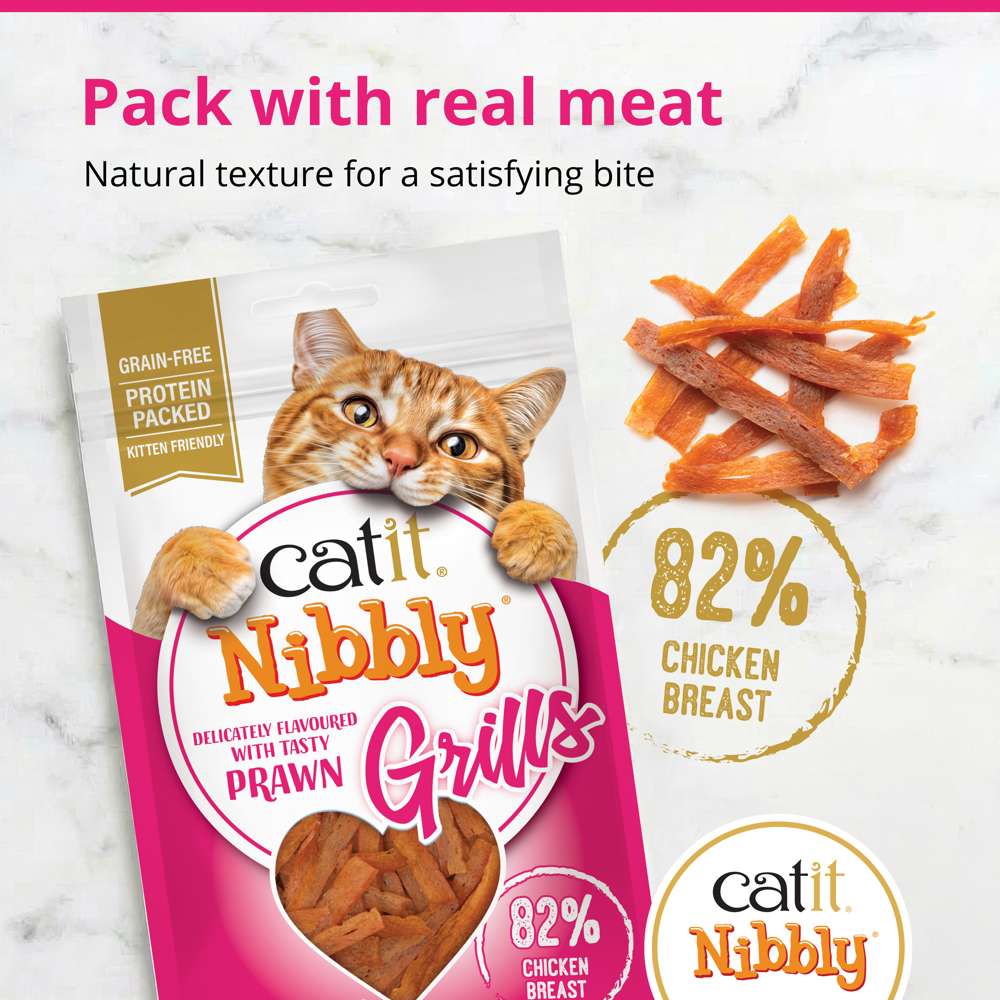 Catit Nibbly Grills – Soft Savoury Cat Treats