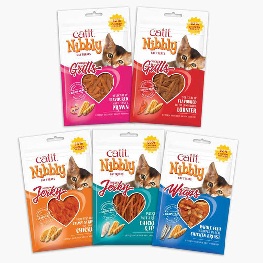 Catit Nibbly Variety Pack – Mixed Cat Treats