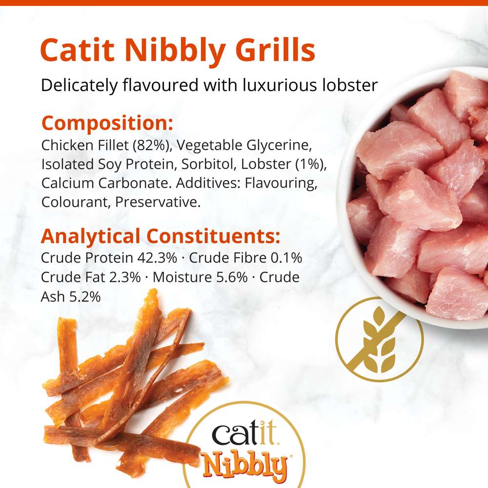 Catit Nibbly Grills – Soft Savoury Cat Treats