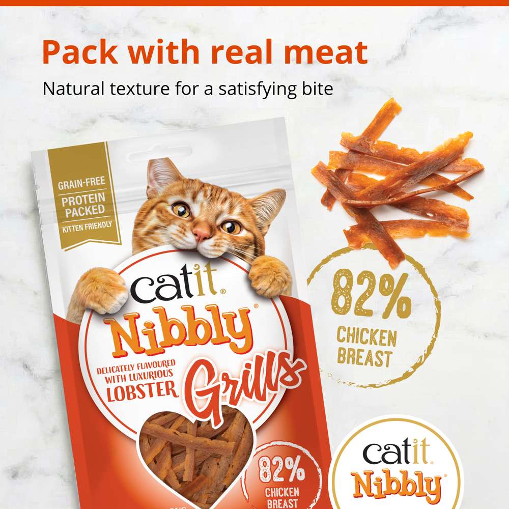 Catit Nibbly Grills – Soft Savoury Cat Treats