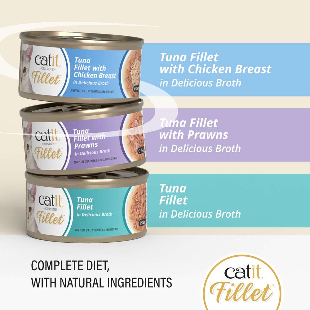 Fillet in Broth Variety Pack (Chicken or Fish)