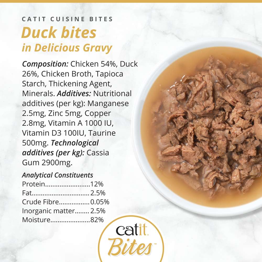 Catit Cuisine Meaty Bites in Gravy