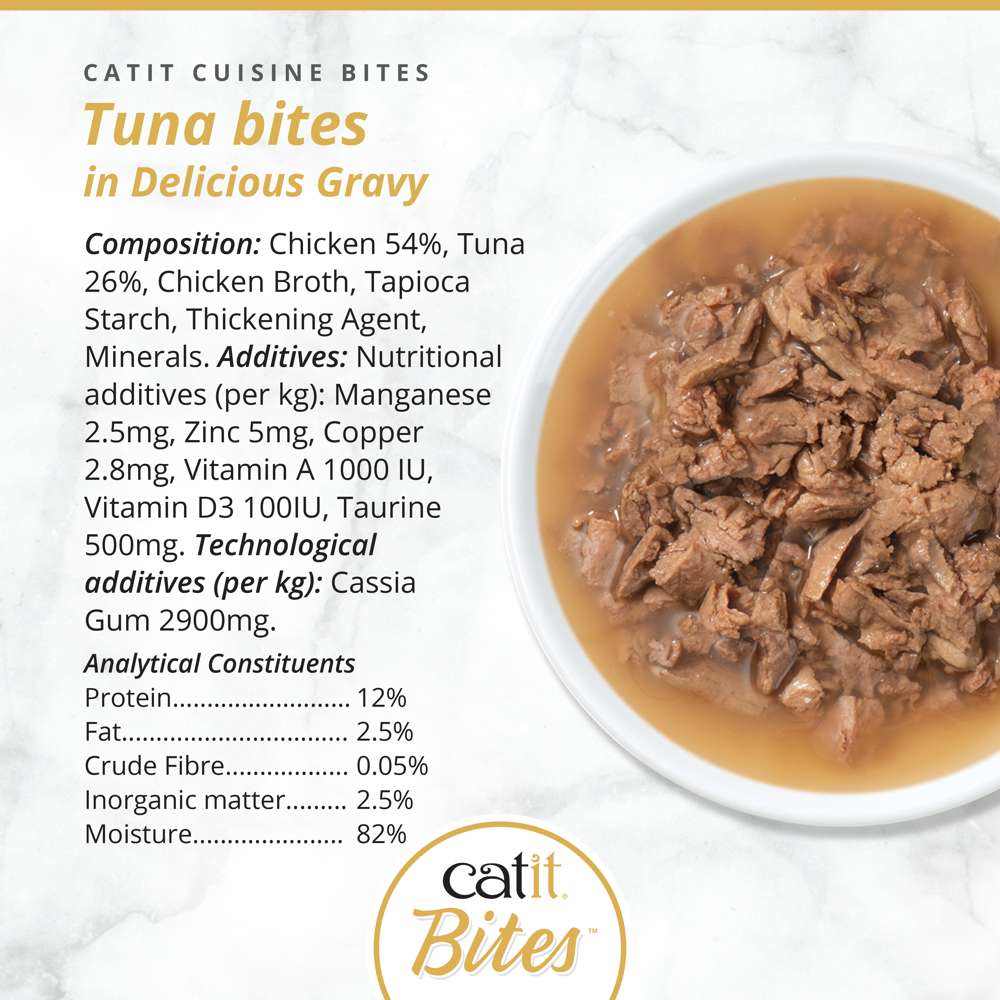 Catit Cuisine Meaty Bites in Gravy