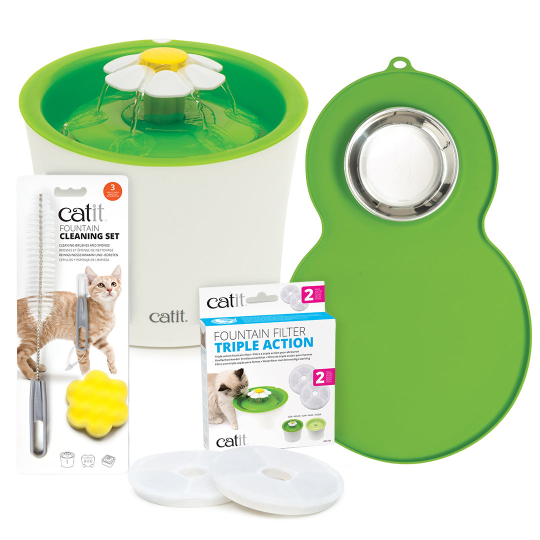 Catit Flower Fountain Bundle