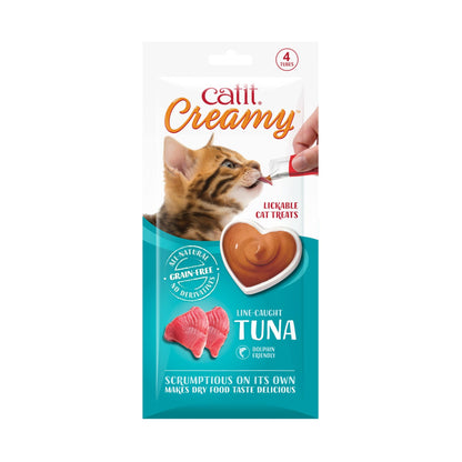 Catit Creamy Cat Treats - 4 Pack - Tuna