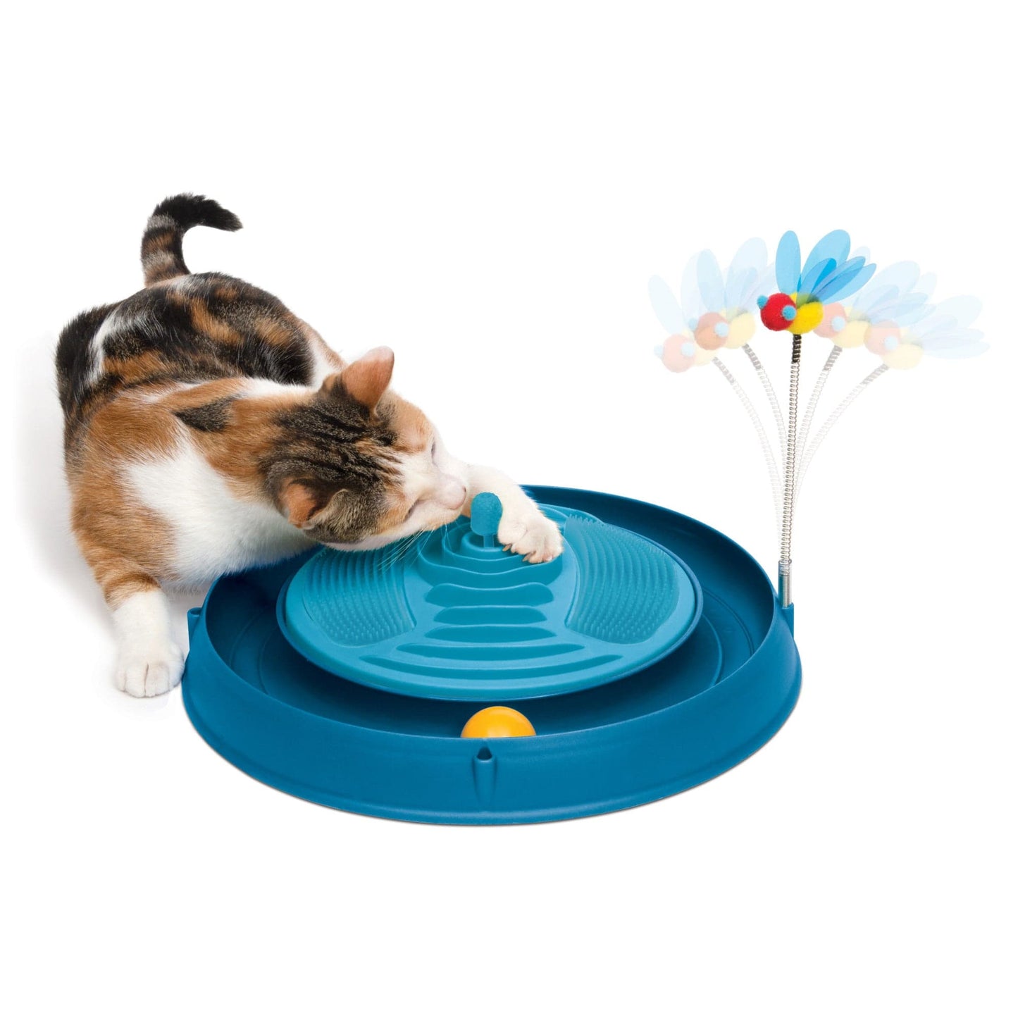 Catit Circuit Ball Toy with Catnip Massager